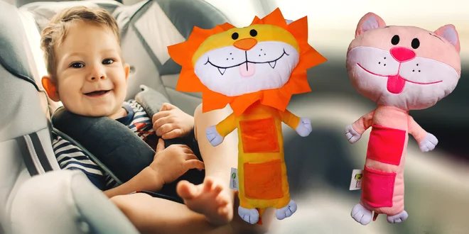 Plyšová zvířátka na cesty: velikost 50 cm