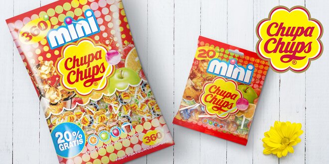 Chupa Chups: mix legendárních mini lízátek