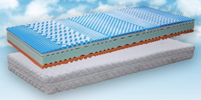 Matrace Soft Sleep® z paměťové pěny o výšce 20 cm