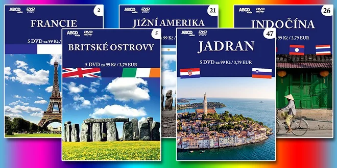 Kolekce 5 DVD ze série Na cestách kolem světa