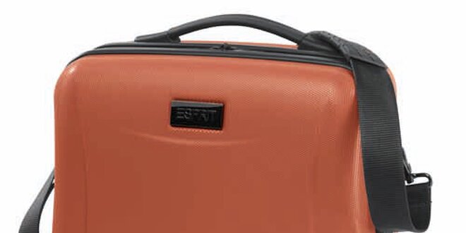 Oranžový kosmetický kufřík Esprit