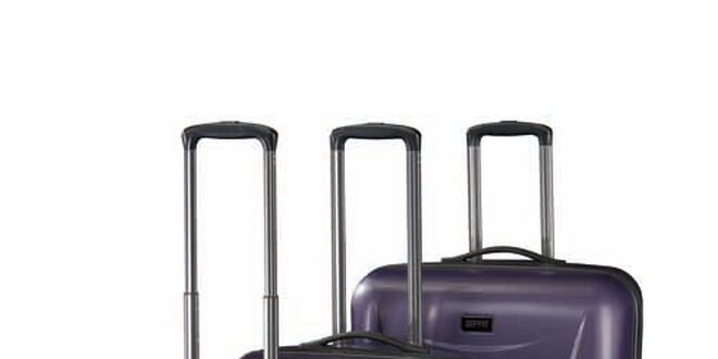 Sada tří fialových kufrů Esprit