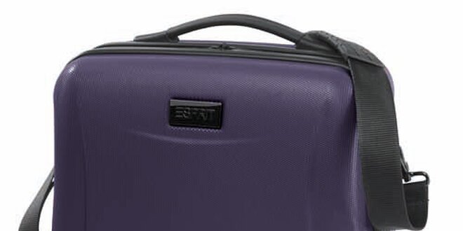 Fialový kosmetický kufřík Esprit
