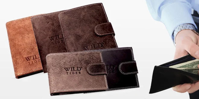 Pánské kožené peněženky značky Wild Tiger