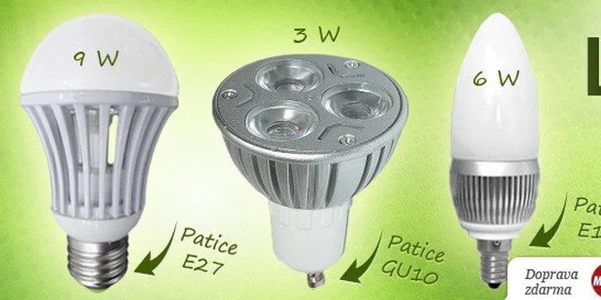 Moderní LED žárovky