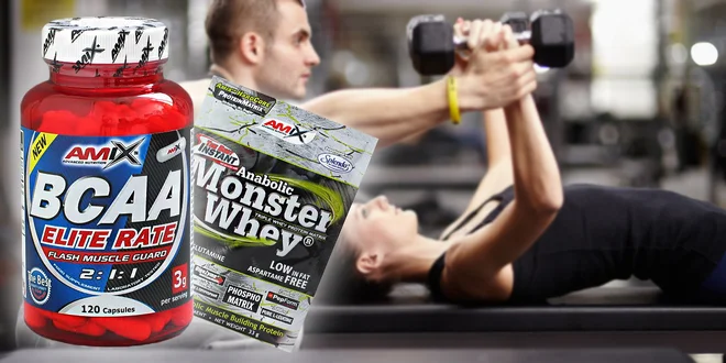 Regenerace svalů: Aminokyseliny BCAA + dárek