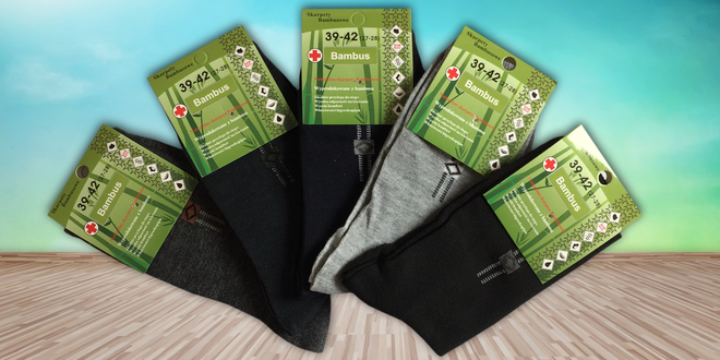 10 párů pánských bambusových ponožek