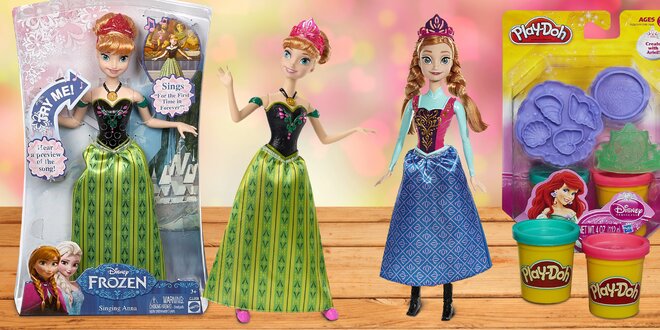 Hračky pro malé princezny s motivy Frozen či Ariel
