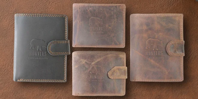 Pánské kožené peněženky Hunters