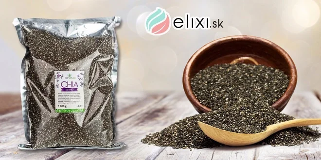 Chia semienka Allnature - celý kilogram obľúbenej superpotraviny
