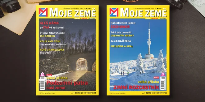 Roční předplatné časopisu Moje země s bonusem