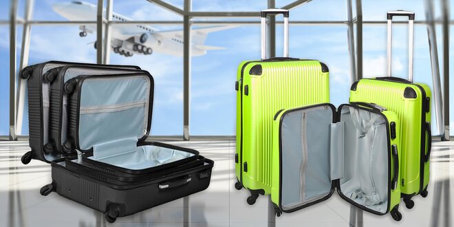 Sada tří lehkých cestovních kufrů Malatec