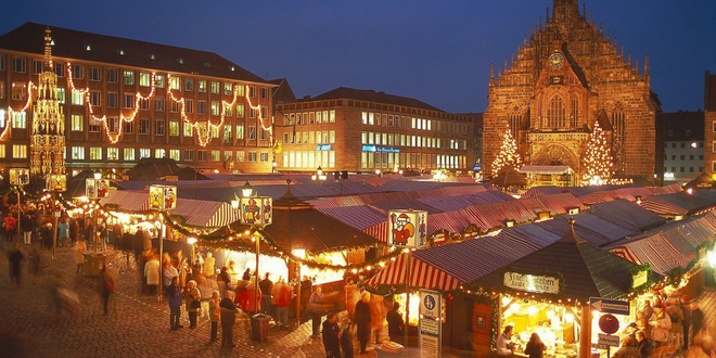 Advent císaře Karla IV. v Laufu a Norimberk