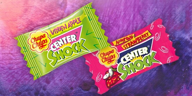 Chupa Chups Center Shock: velká balení žvýkaček
