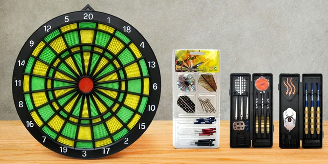 Značkové šipky Sport Darts, terče a náhradní díly