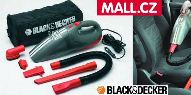 50 Kč za kupon v hodnotě 500 Kč na nákup autovysavače Black&Decker ACV1205!