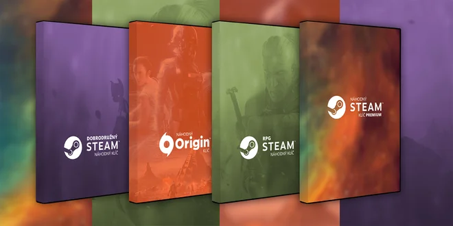 Náhodné Steam a Origin klíče pro PC hry různých žánrů