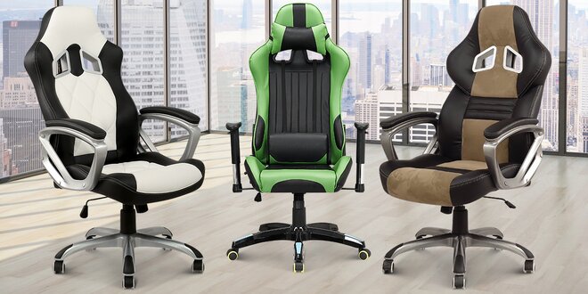 Designové kancelářské židle s nosností až 150 kg