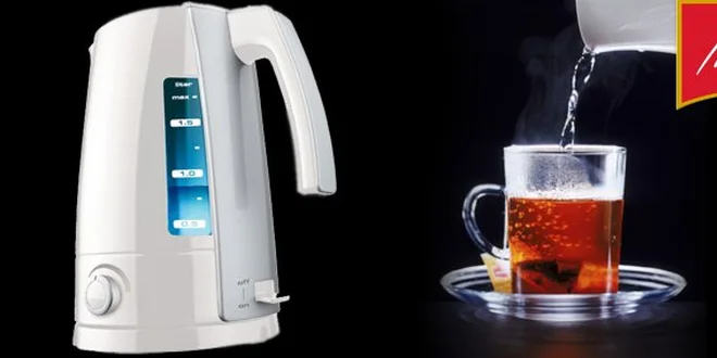 599 Kč za rychlovarnou konvici Melitta Aqua Look Vario!