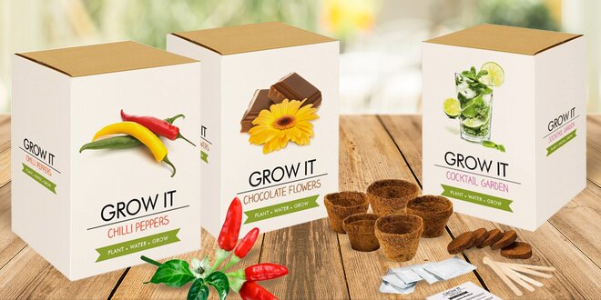 Pěstitelský balíček Grow it pro snadné pěstování