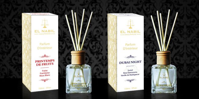 Orientální bytové parfémy El Nabil z Dubaje