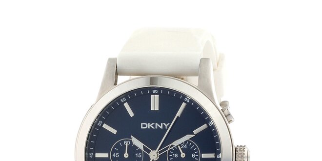 Pánské bílé hodinky DKNY