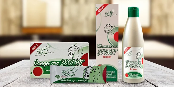 Přírodní bulharská kosmetika se zeolitem