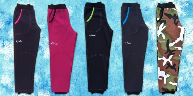 Dětské zateplené softshellové kalhoty GUDO