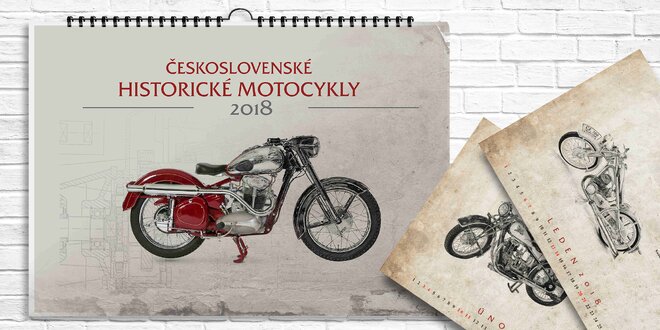 Kalendář: Československé historické motocykly