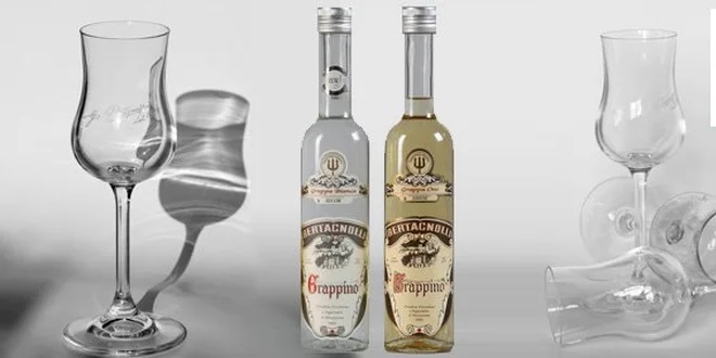 549 Kč za 2 láhve GRAPPA TRENTINA včetně degustačních skleniček!