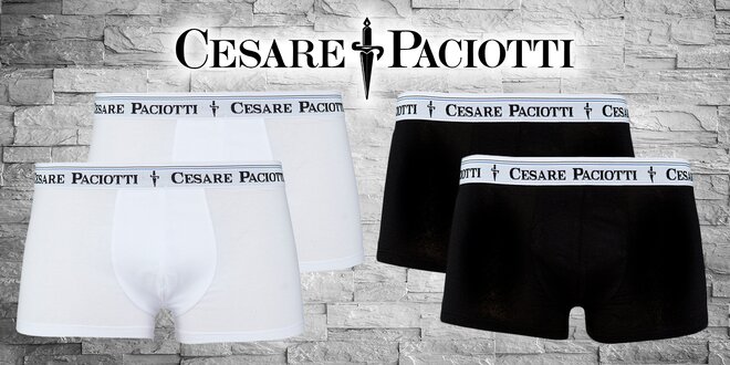 Dvojbalení luxusních boxerek Cesare Paciotti