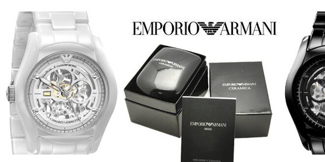 6490 Kč za designové luxusní hodinky Armani!