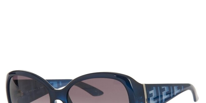 Dámské modré sluneční retro brýle Fendi
