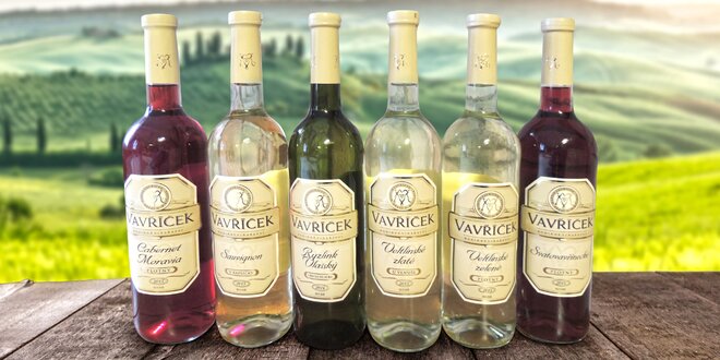 Výběr moravských vín z rodinného vinařství