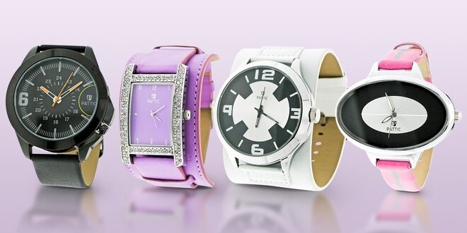 Minimalistické a elegantní hodinky Pattic