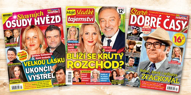 Předplatné tří časopisů