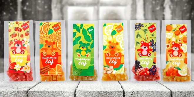 Originální Medvídkový čaj s různými příchutěmi