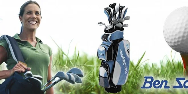 500 Kč za poukaz v hodnotě 5000 Kč na dámský golfový set Ben Sayers!
