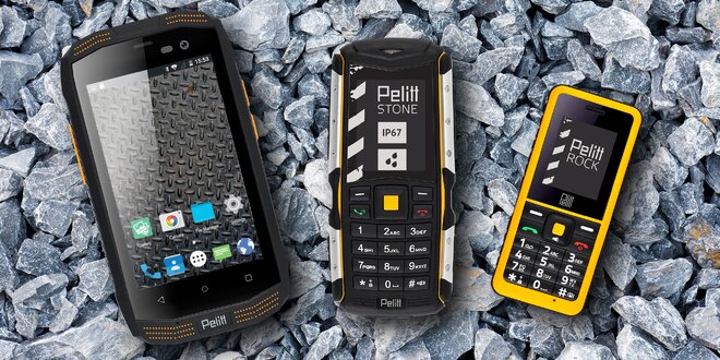 Outdoorové telefony Pelitt odolné vůči nárazům