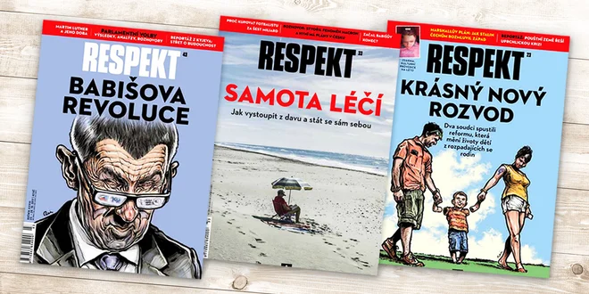 Půlroční nebo roční předplatné týdeníku Respekt