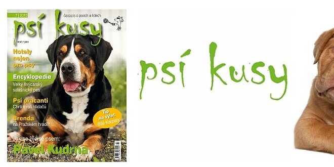 Roční předplatné časopisu PSÍ KUSY na rok 2014 + DÁREK pro vaše mazlíčky..