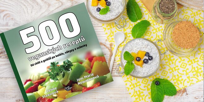 Kniha - 500 veganských receptů
