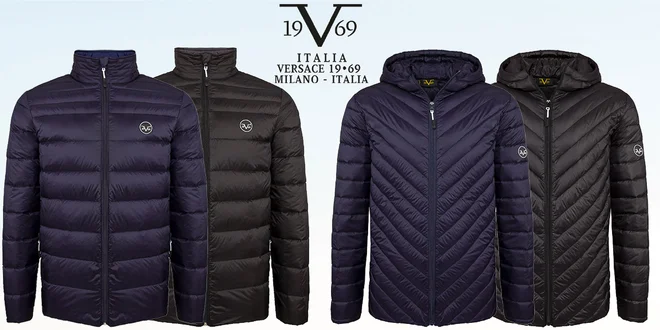 Elegantné prešívané bundy Versace 19.69
