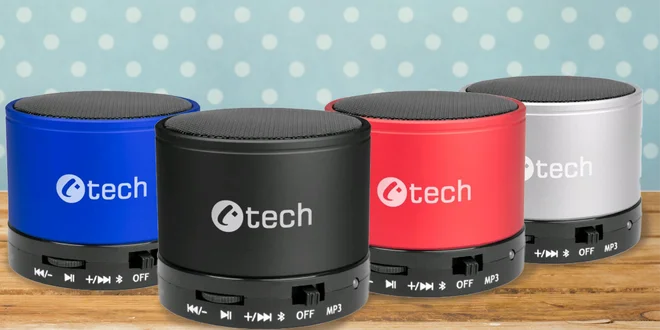 Hliníkový bluetooth reproduktor C-TECH