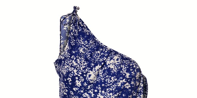 Dámský tmavě modrý top Pietro Filipi s odhaleným ramenem