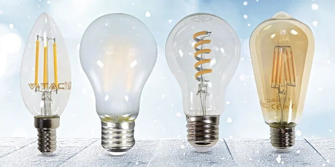 Designové úsporné LED žárovky ve stylu retro
