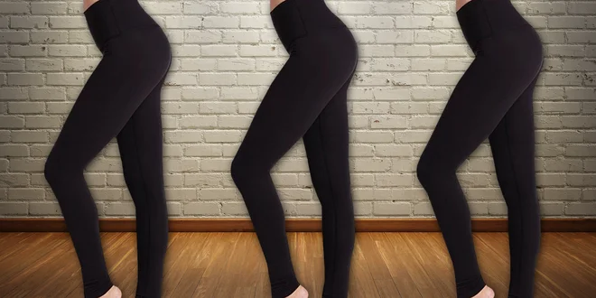 Dvoje nebo troje bavlněné termo legíny