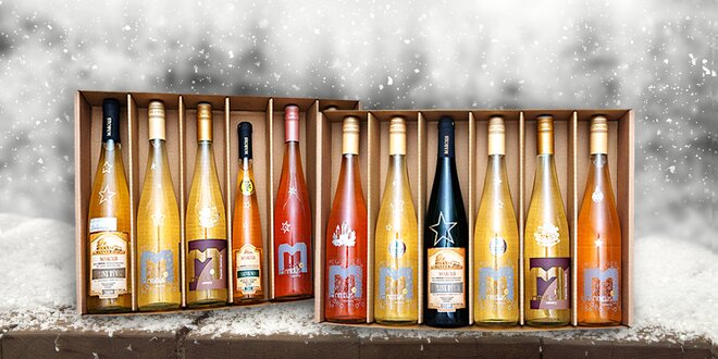 Vánoční kolekce 6 přívlastkových vín z Mikulovska