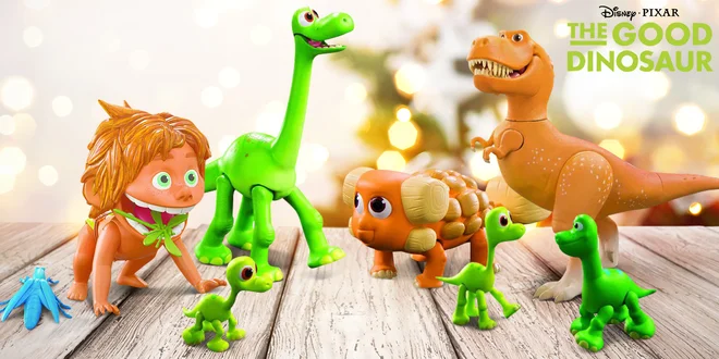 Hračky z oblíbené disneyovky Hodný Dinosaurus