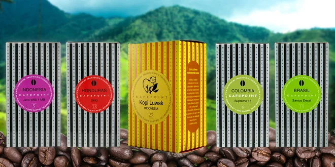 Luxusné svetové kávy prémiovej kvality z Cafepoint
